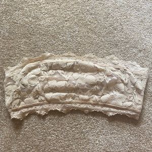 Nude Lace Bandeau XS